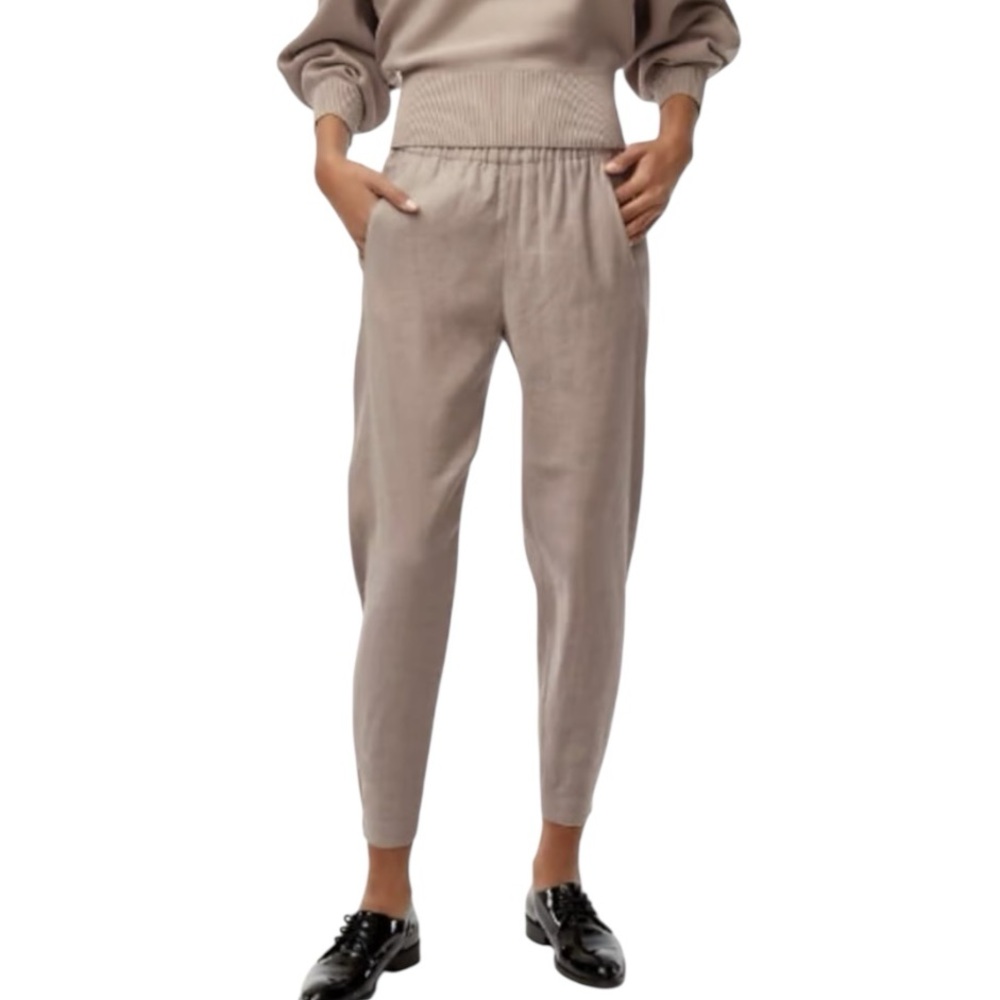 Babaton Dexter Linen Blend Soft‎ Tapered Fit Jogger